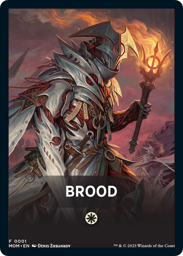 Brood Theme Card [March of the Machine Tokens] | GrognardGamesBatavia