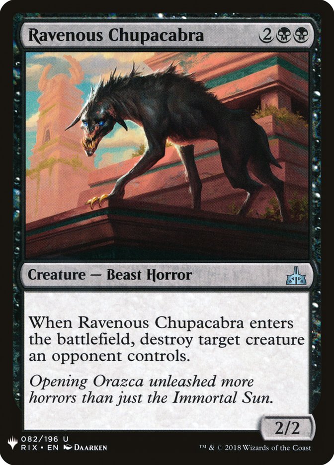 Ravenous Chupacabra [Mystery Booster] | GrognardGamesBatavia