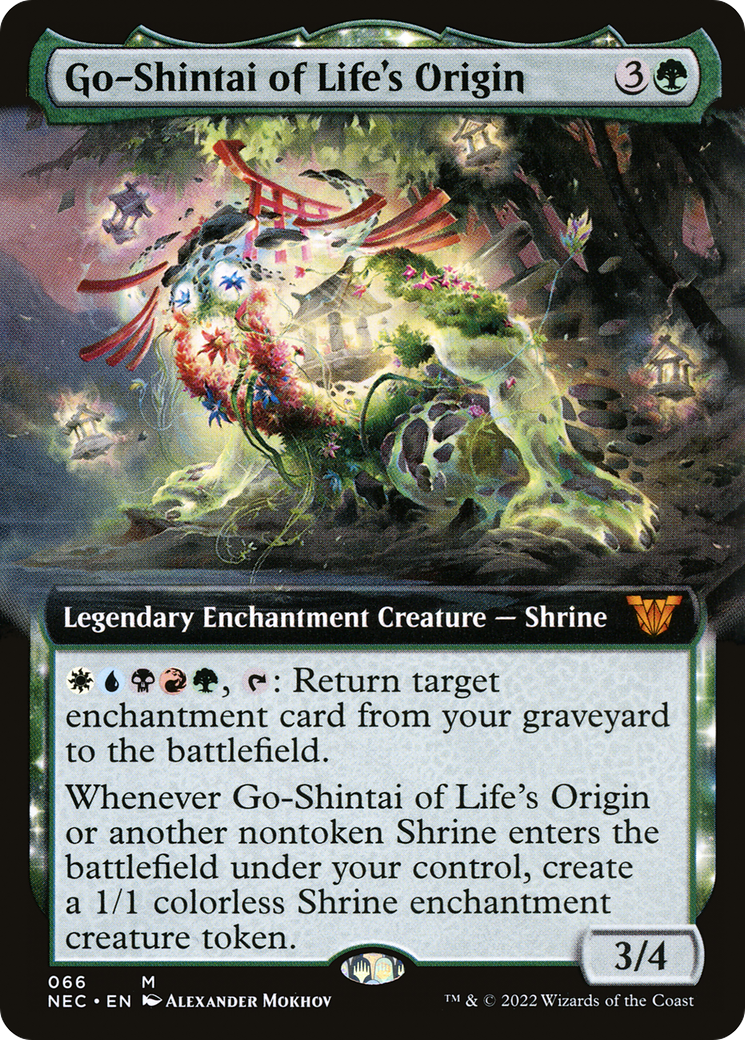 Go-Shintai of Life's Origin (Extended Art) [Kamigawa: Neon Dynasty Commander] | GrognardGamesBatavia