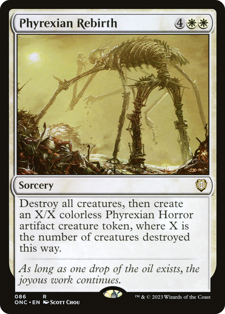 Phyrexian Rebirth [Phyrexia: All Will Be One Commander] | GrognardGamesBatavia