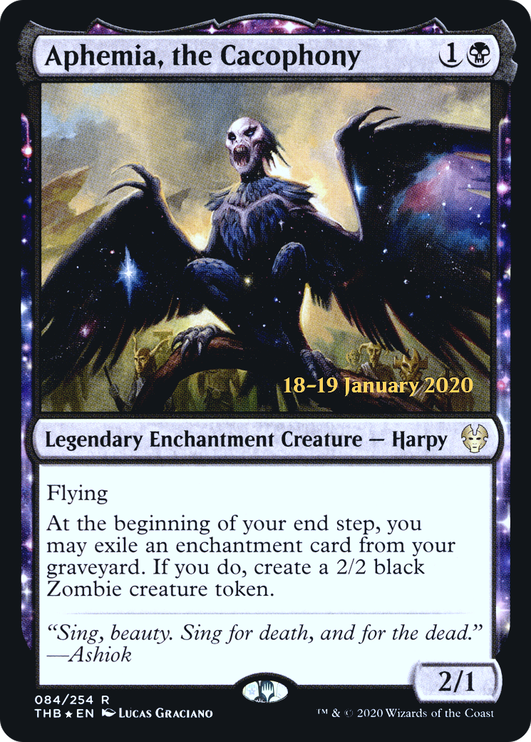 Aphemia, the Cacophony [Theros Beyond Death Prerelease Promos] | GrognardGamesBatavia