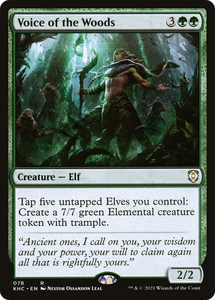 Voice of the Woods [Kaldheim Commander] | GrognardGamesBatavia