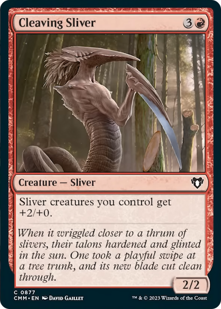 Cleaving Sliver [Commander Masters] | GrognardGamesBatavia