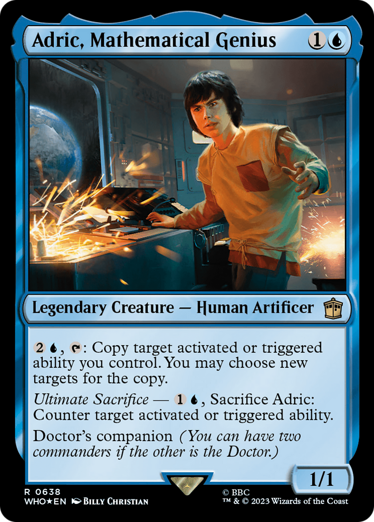Adric, Mathematical Genius (Surge Foil) [Doctor Who] | GrognardGamesBatavia