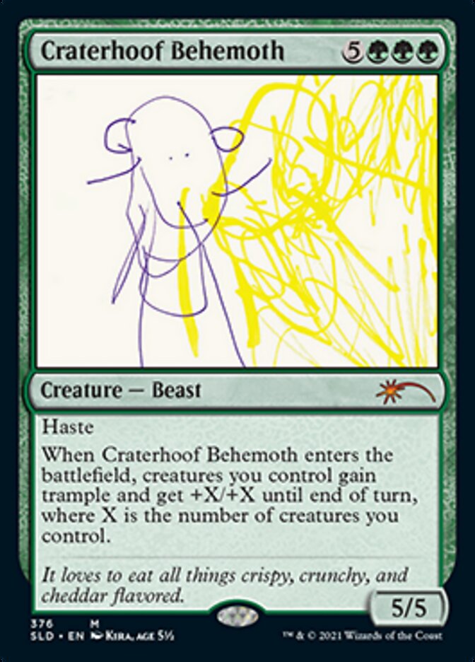 Craterhoof Behemoth (376) [Secret Lair Drop Series] | GrognardGamesBatavia