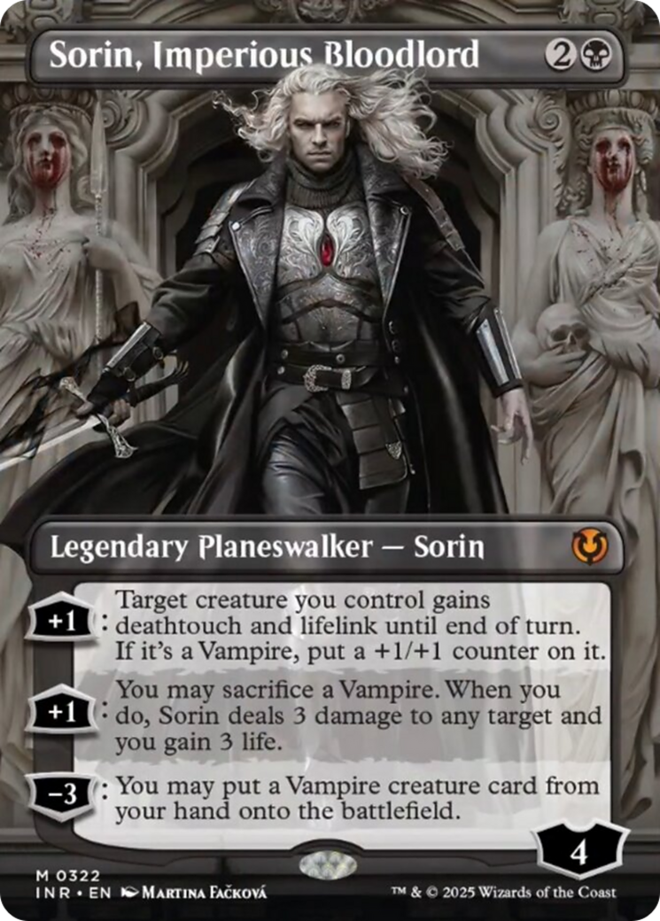 Sorin, Imperious Bloodlord (Borderless) [Innistrad Remastered] | GrognardGamesBatavia