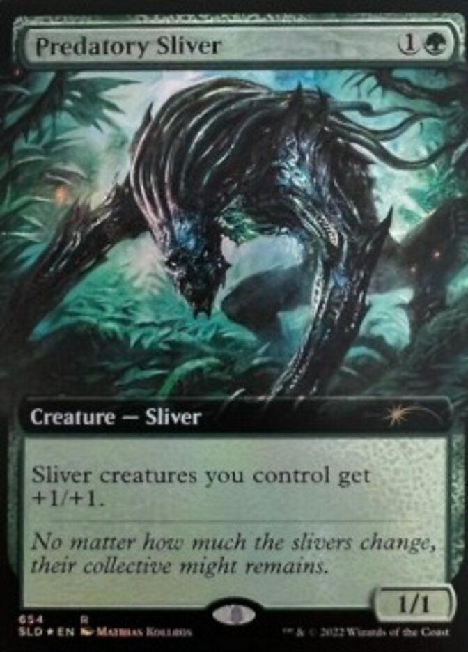 Predatory Sliver (Extended Art) [Secret Lair Drop Promos] | GrognardGamesBatavia