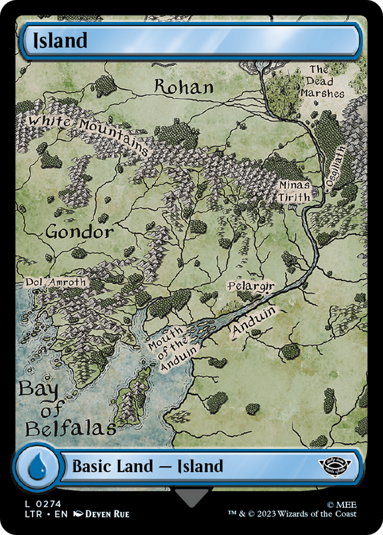 Island (274) [The Lord of the Rings: Tales of Middle-Earth] | GrognardGamesBatavia