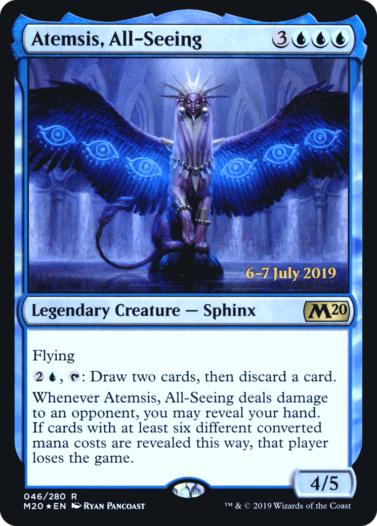 Atemsis, All-Seeing [Core Set 2020 Prerelease Promos] | GrognardGamesBatavia