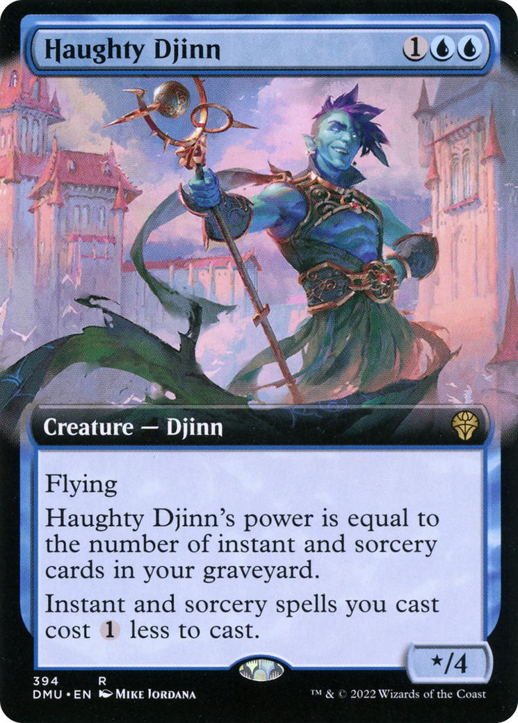 Haughty Djinn (Extended Art) [Dominaria United] | GrognardGamesBatavia