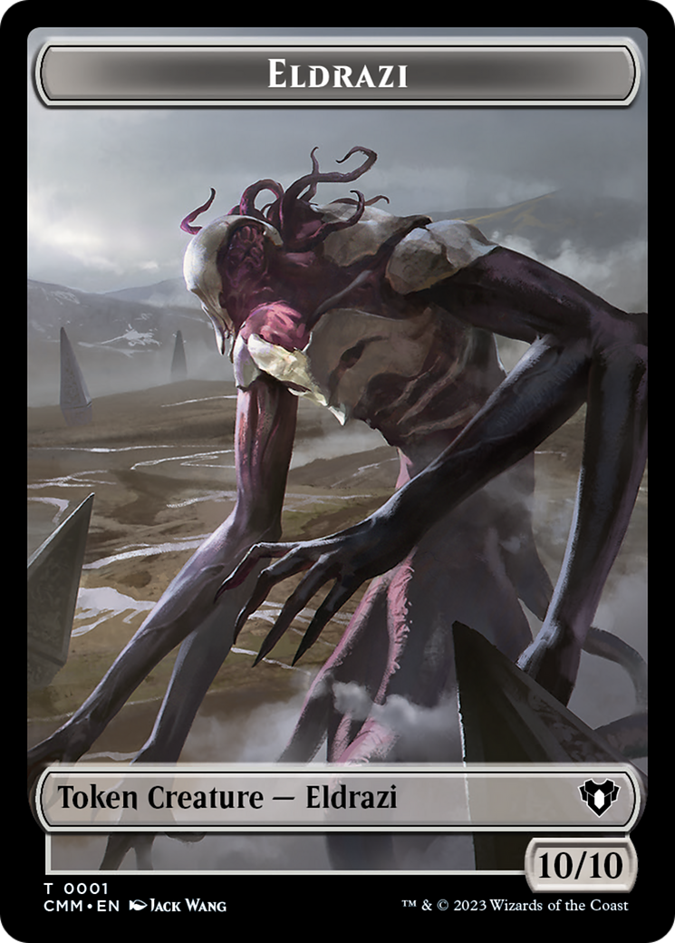 Eldrazi // Phyrexian Germ Double-Sided Token [Commander Masters Tokens] | GrognardGamesBatavia