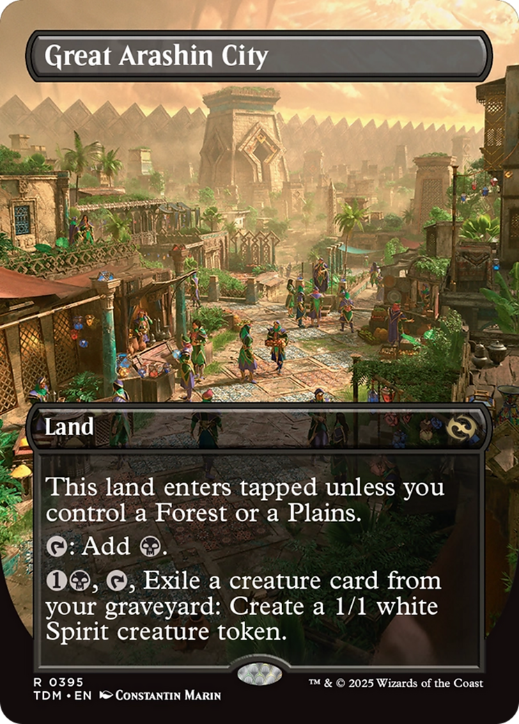 Great Arashin City (Borderless) [Tarkir: Dragonstorm] | GrognardGamesBatavia