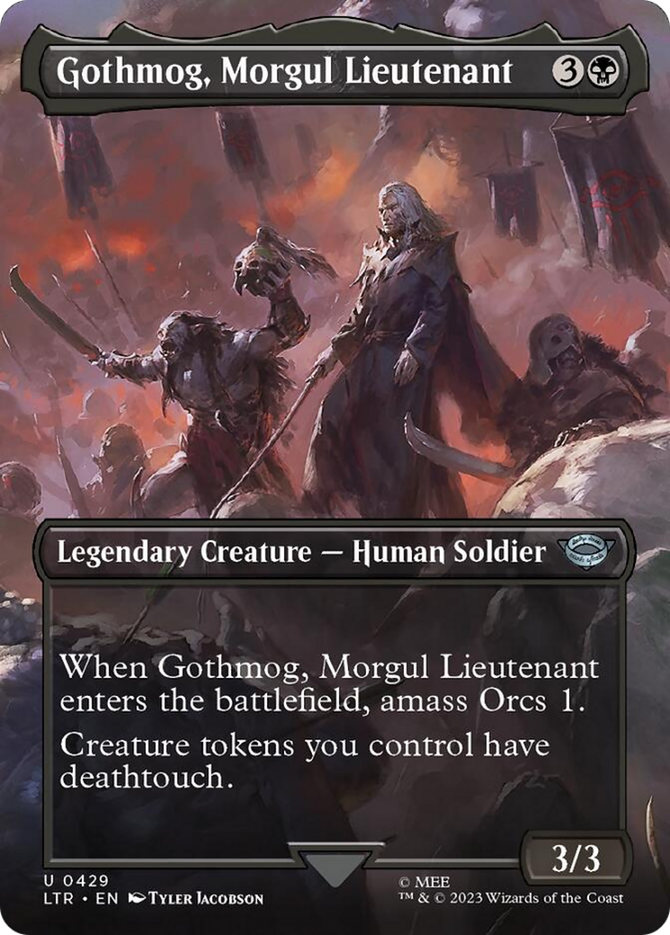 Gothmog, Morgul Lieutenant (Borderless Alternate Art) [The Lord of the Rings: Tales of Middle-Earth] | GrognardGamesBatavia