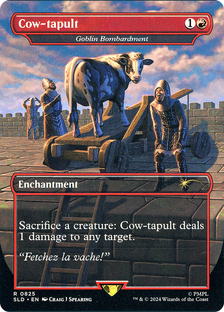 Cow-tapult - Goblin Bombardment [Secret Lair Drop Series] | GrognardGamesBatavia
