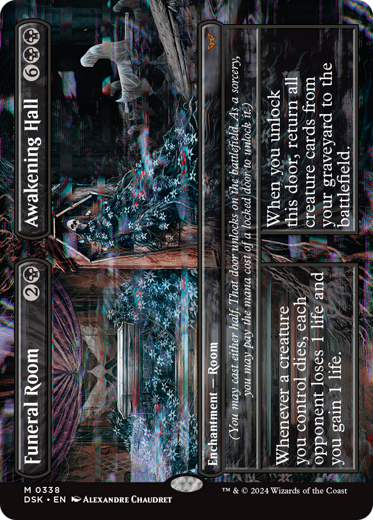 Funeral Room // Awakening Hall (Borderless) [Duskmourn: House of Horror] | GrognardGamesBatavia