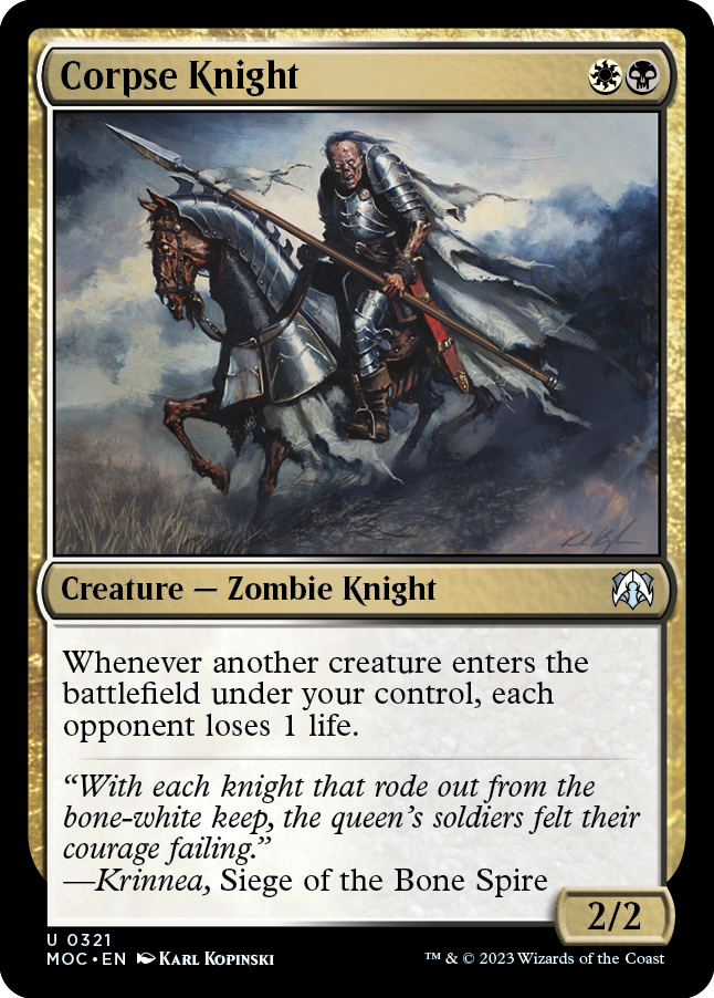 Corpse Knight [March of the Machine Commander] | GrognardGamesBatavia