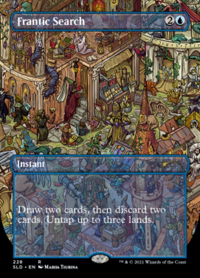 Frantic Search (Borderless) [Secret Lair Drop Series] | GrognardGamesBatavia