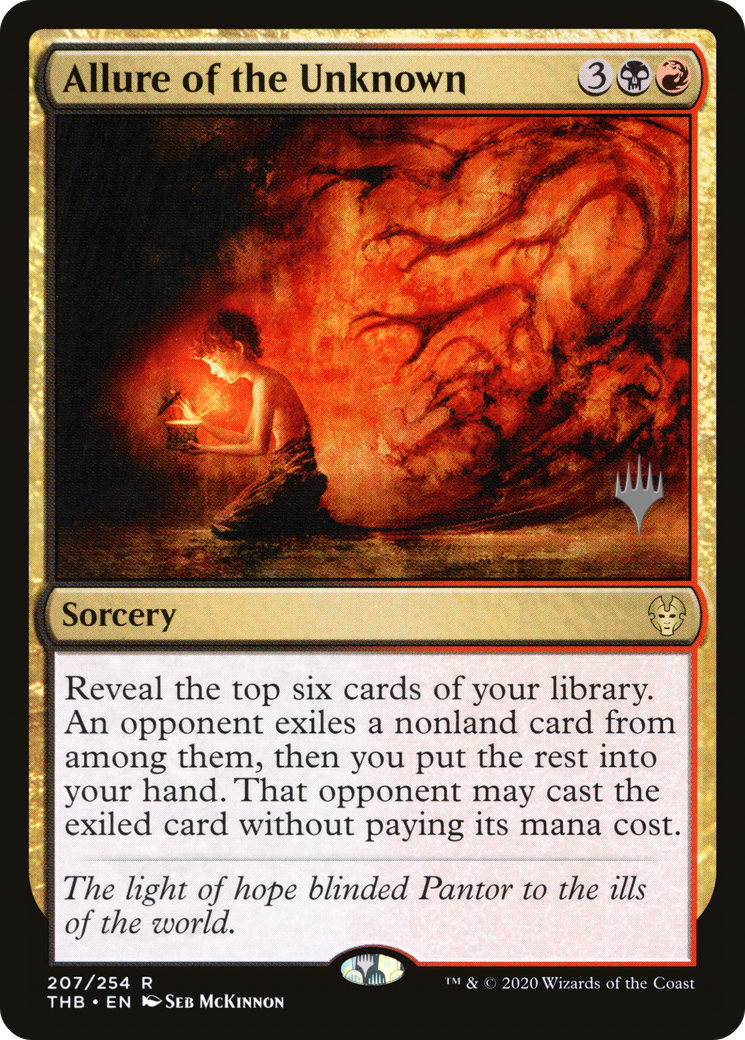 Allure of the Unknown (Promo Pack) [Theros Beyond Death Promos] | GrognardGamesBatavia