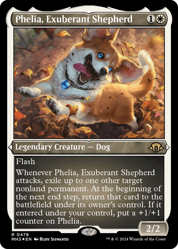 Phelia, Exuberant Shepherd (Foil Etched) [Modern Horizons 3] | GrognardGamesBatavia