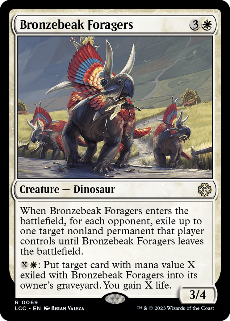 Bronzebeak Foragers [The Lost Caverns of Ixalan Commander] | GrognardGamesBatavia