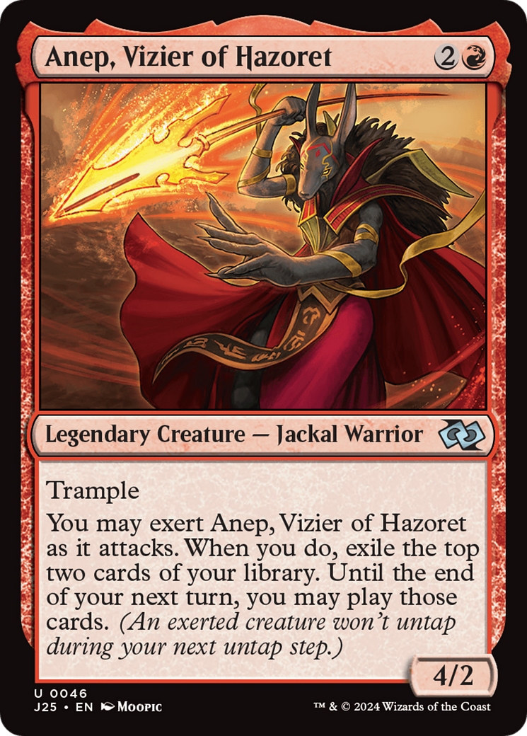 Anep, Vizier of Hazoret (Anime) [Foundations Jumpstart] | GrognardGamesBatavia