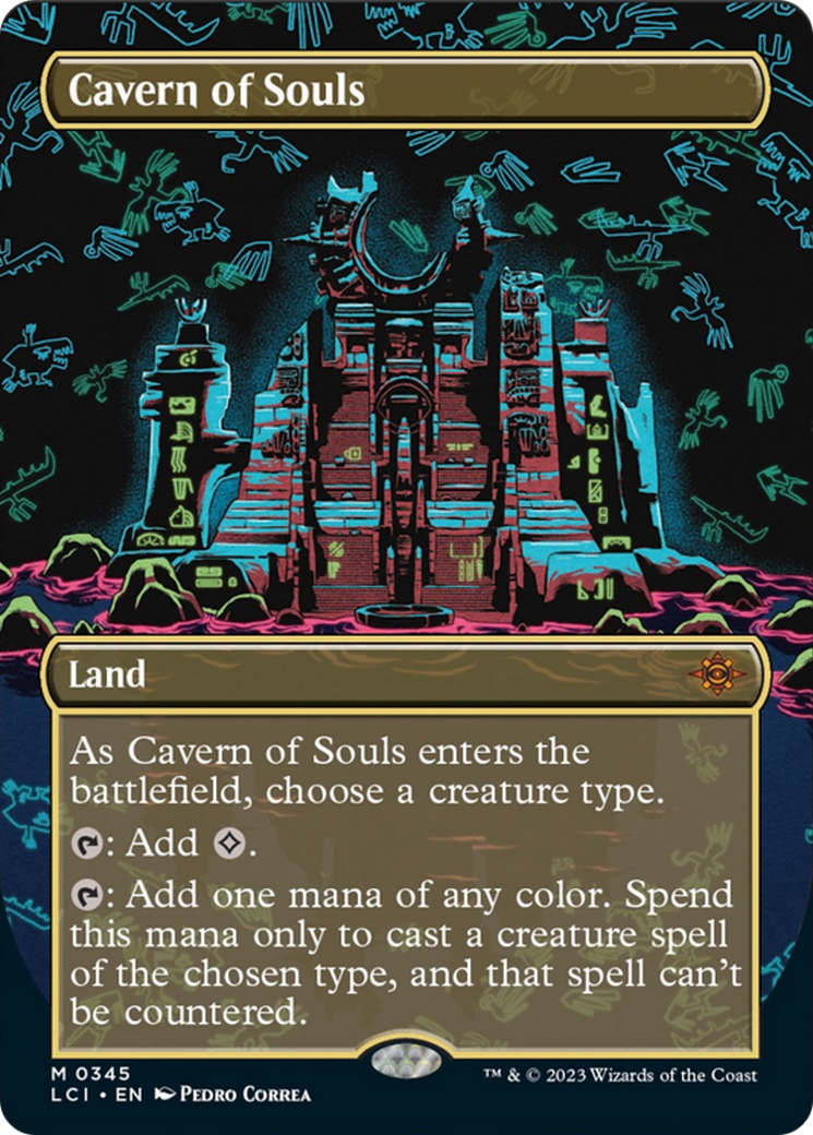 Cavern of Souls (0345) (Borderless) [The Lost Caverns of Ixalan] | GrognardGamesBatavia