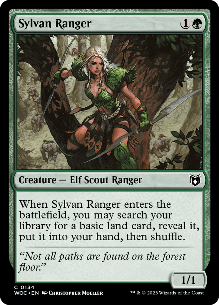 Sylvan Ranger [Wilds of Eldraine Commander] | GrognardGamesBatavia
