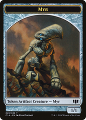Myr // Pentavite Double-Sided Token [Commander 2014 Tokens] | GrognardGamesBatavia