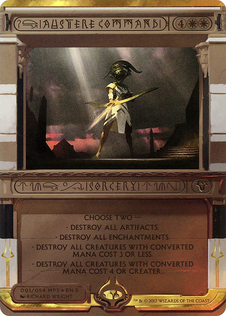 Austere Command (Invocation) [Amonkhet Invocations] | GrognardGamesBatavia