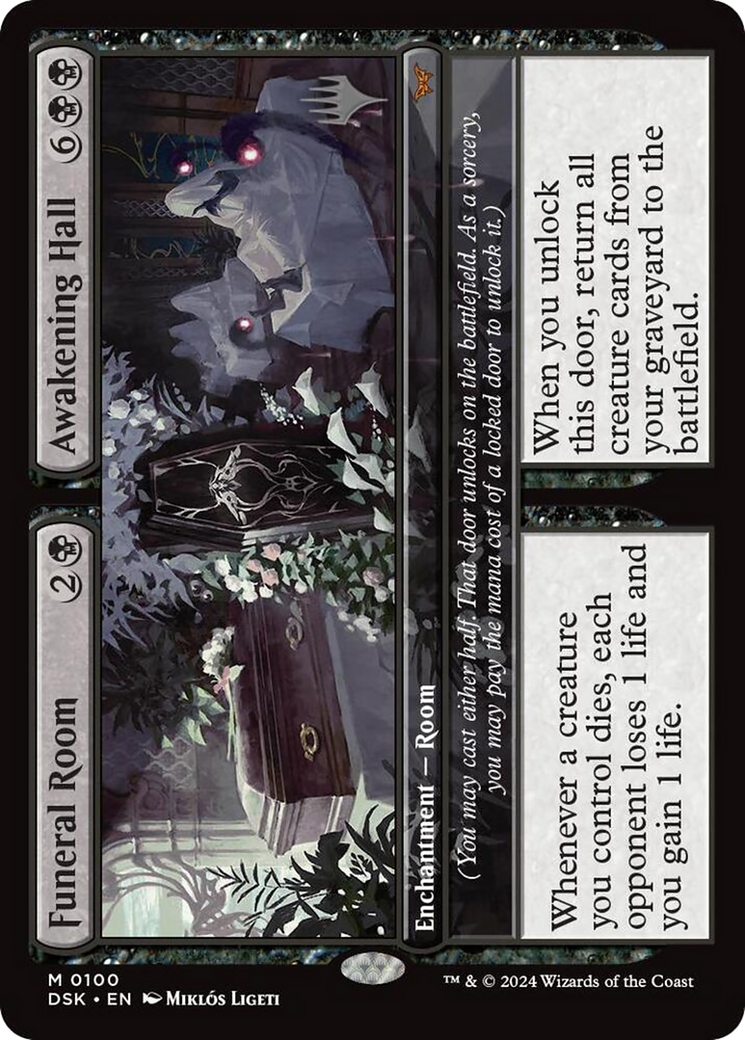Funeral Room // Awakening Hall (Promo Pack) [Duskmourn: House of Horror Promos] | GrognardGamesBatavia