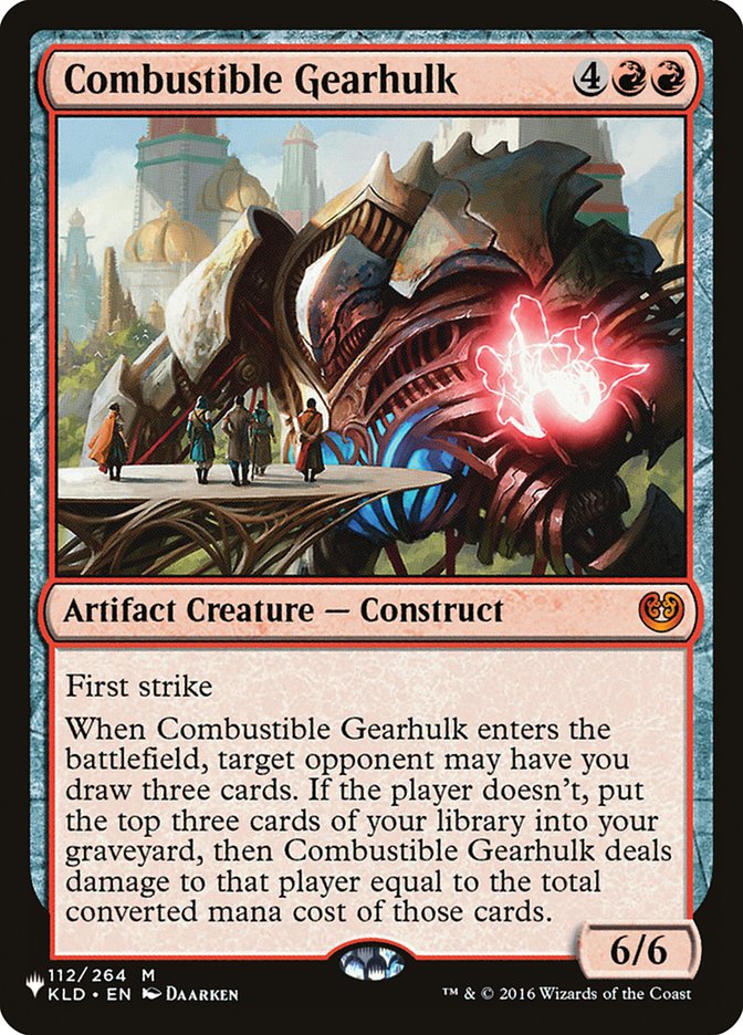 Combustible Gearhulk [The List] | GrognardGamesBatavia