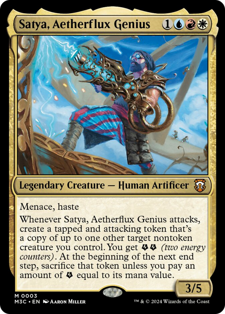 Satya, Aetherflux Genius [Modern Horizons 3 Commander] | GrognardGamesBatavia