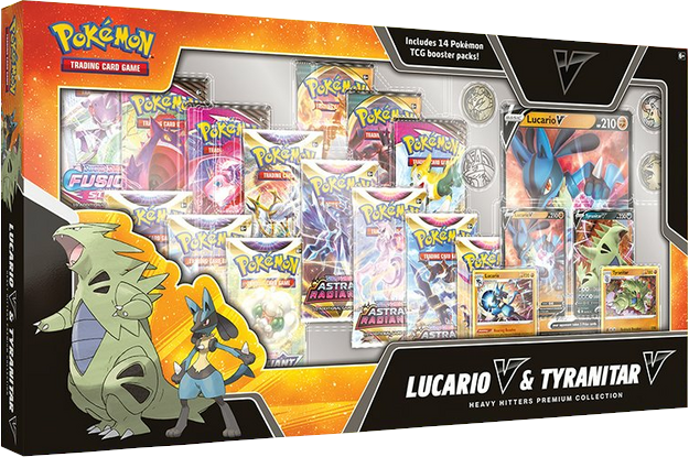 Heavy Hitters Premium Collection (Lucario V & Tyranitar V) | GrognardGamesBatavia