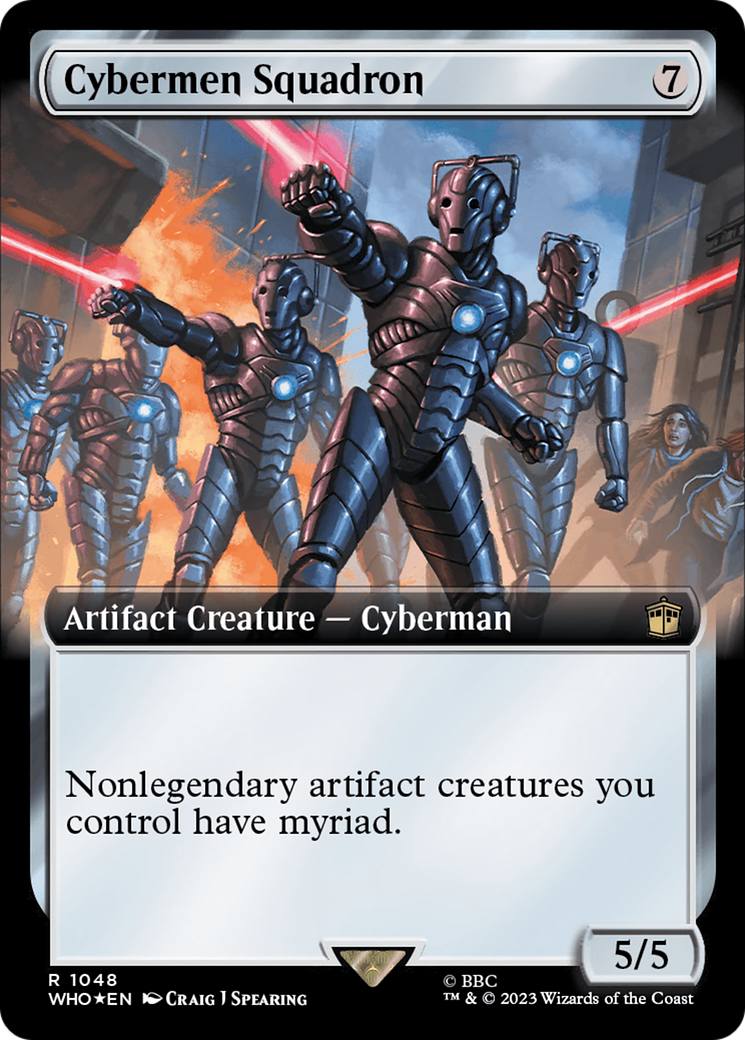 Cybermen Squadron (Extended Art) (Surge Foil) [Doctor Who] | GrognardGamesBatavia