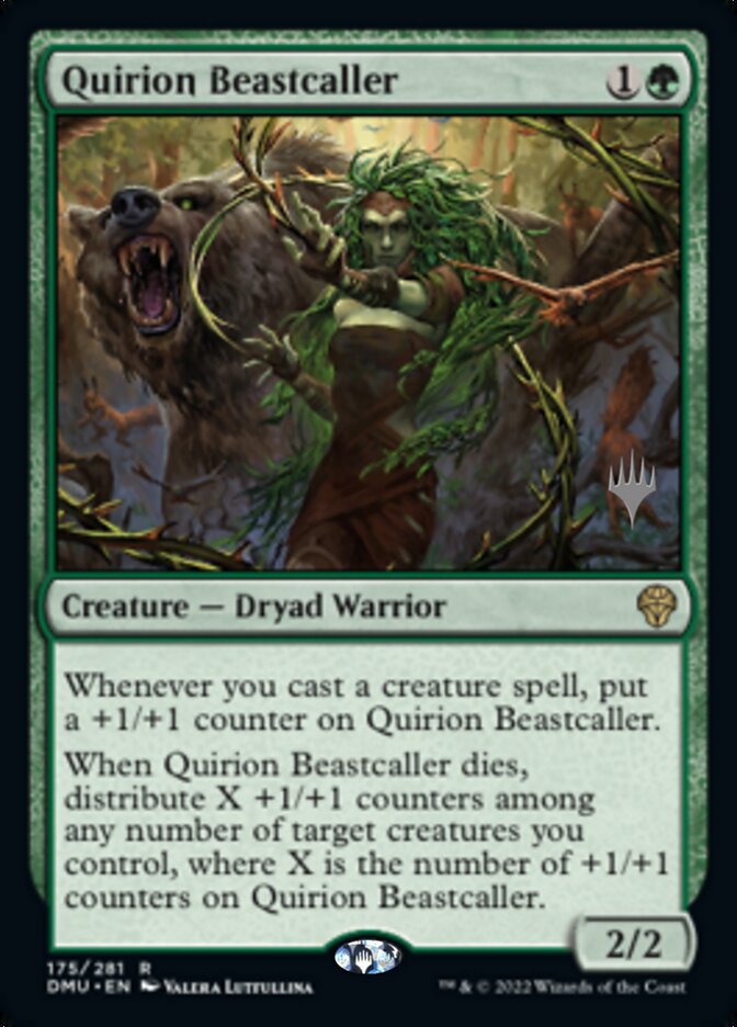 Quirion Beastcaller (Promo Pack) [Dominaria United Promos] | GrognardGamesBatavia