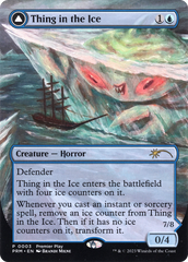 Thing in the Ice // Awoken Horror (Borderless Alternate Art) [Regional Championship Qualifiers 2023] | GrognardGamesBatavia