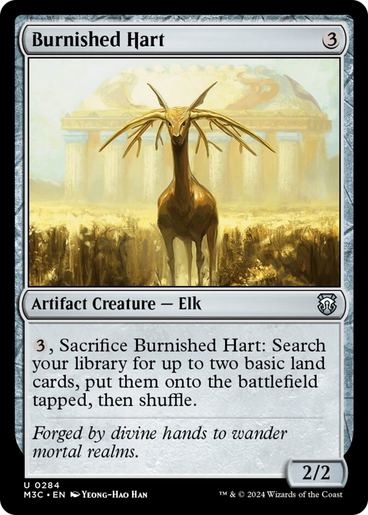 Burnished Hart (Ripple Foil) [Modern Horizons 3 Commander] | GrognardGamesBatavia