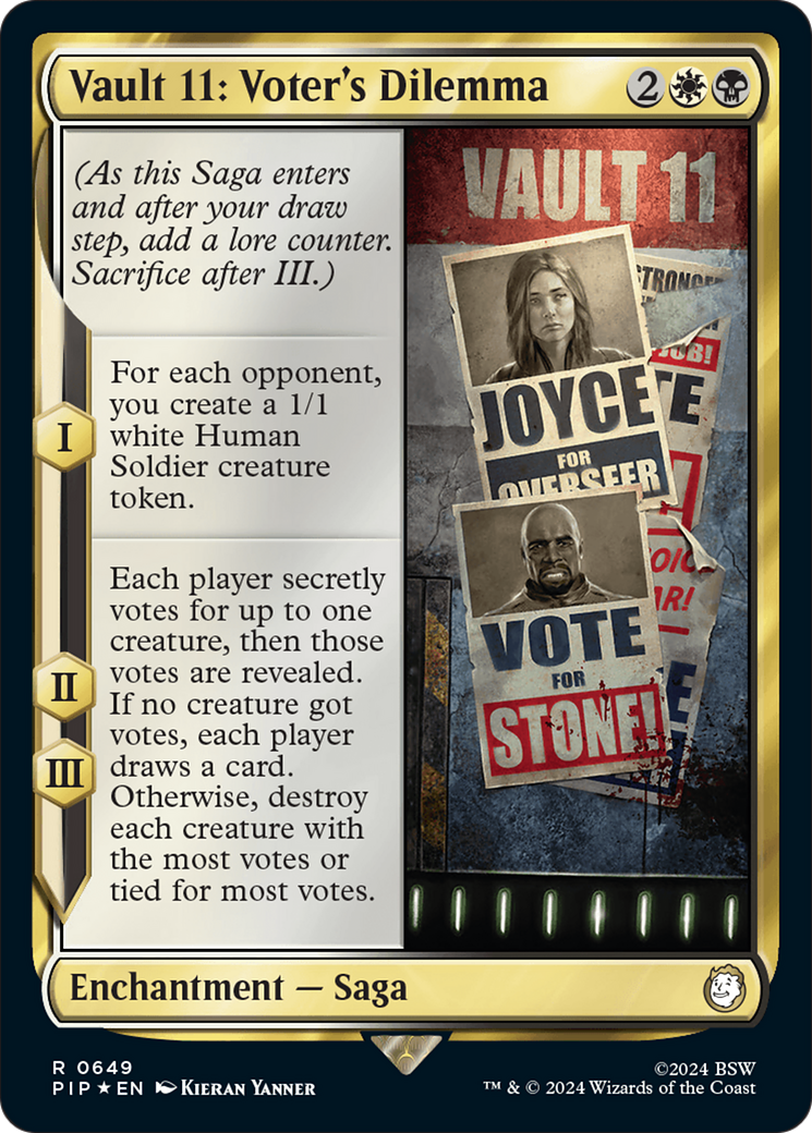 Vault 11: Voter's Dilemna (Surge Foil) [Fallout] | GrognardGamesBatavia