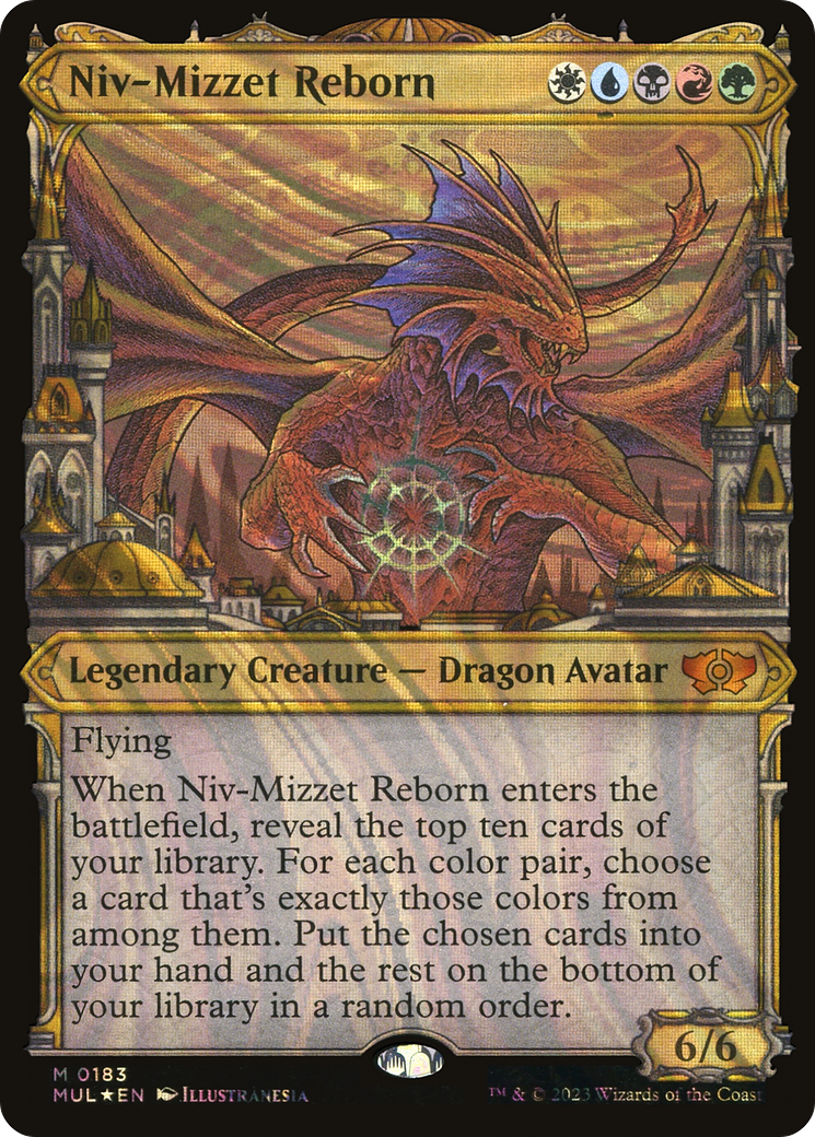 Niv-Mizzet Reborn (Halo Foil) [Multiverse Legends] | GrognardGamesBatavia