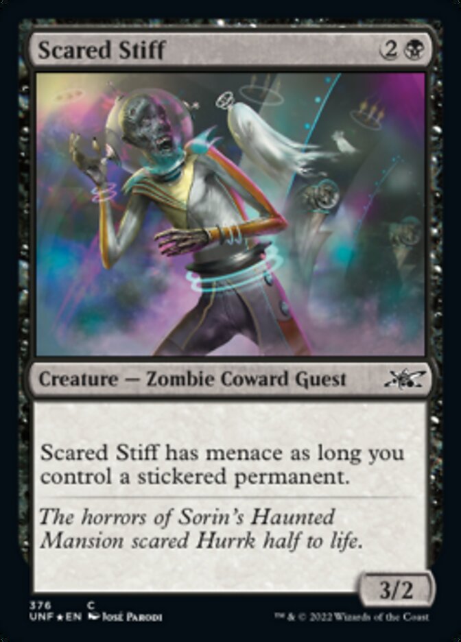 Scared Stiff (Galaxy Foil) [Unfinity] | GrognardGamesBatavia