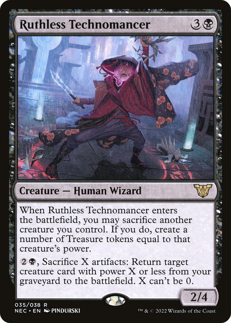 Ruthless Technomancer [Kamigawa: Neon Dynasty Commander] | GrognardGamesBatavia