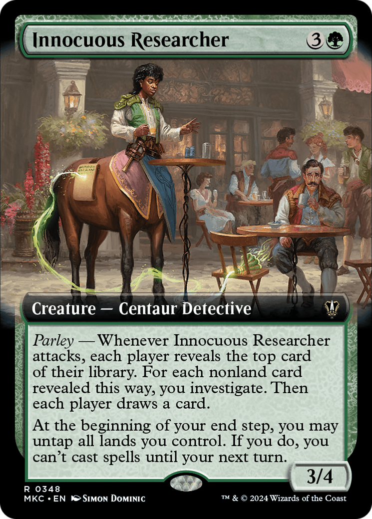 Innocuous Researcher (Extended Art) [Murders at Karlov Manor Commander] | GrognardGamesBatavia