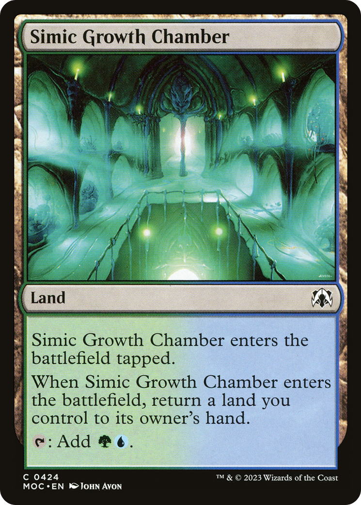 Simic Growth Chamber [March of the Machine Commander] | GrognardGamesBatavia