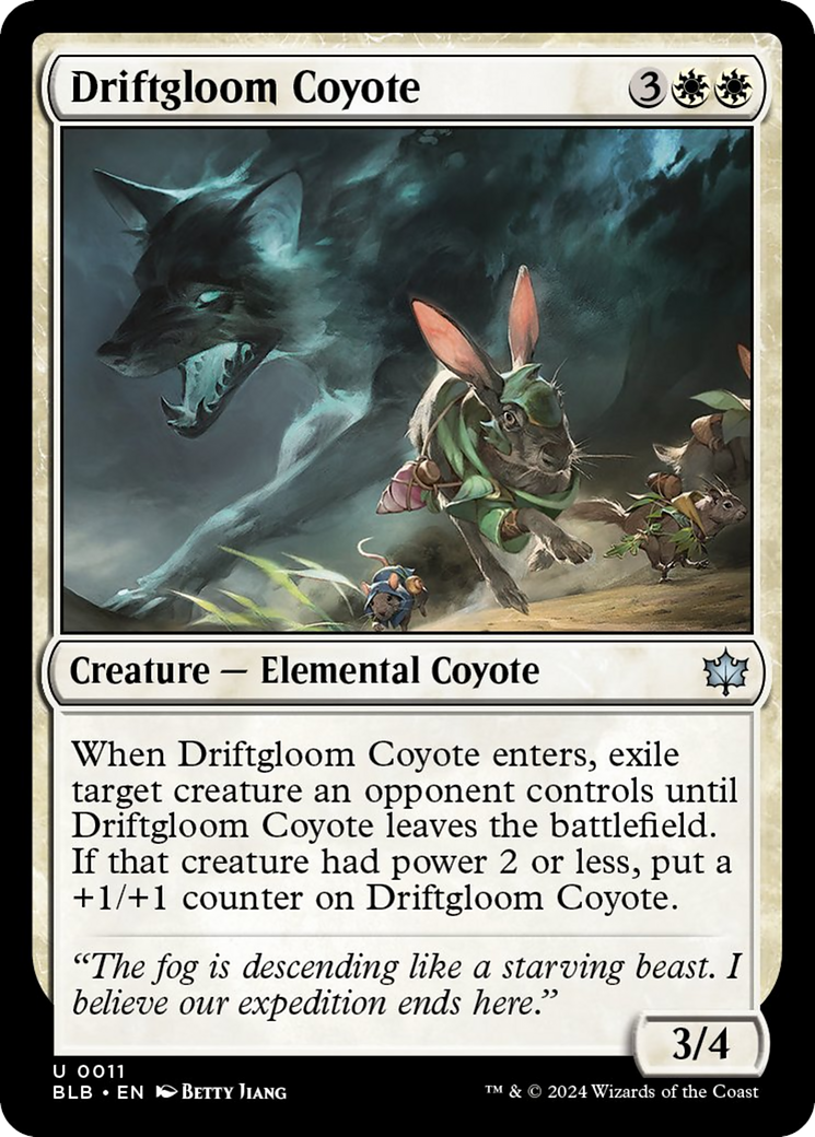 Driftgloom Coyote [Bloomburrow] | GrognardGamesBatavia