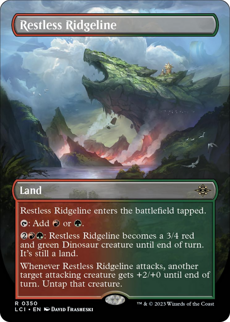 Restless Ridgeline (Borderless) [The Lost Caverns of Ixalan] | GrognardGamesBatavia