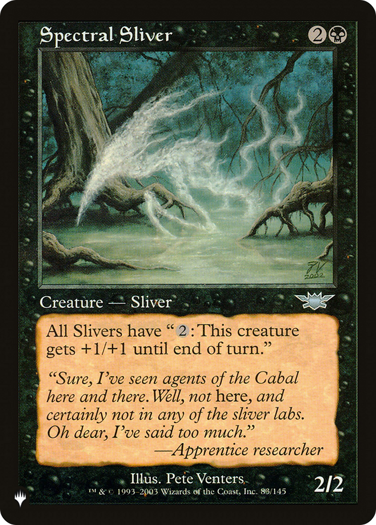 Spectral Sliver [The List Reprints] | GrognardGamesBatavia