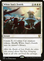 White Sun's Zenith [Phyrexia: All Will Be One Commander] | GrognardGamesBatavia