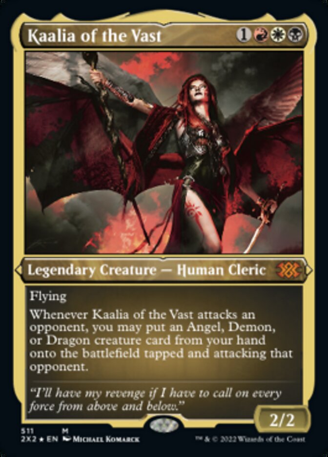 Kaalia of the Vast (Foil Etched) [Double Masters 2022] | GrognardGamesBatavia