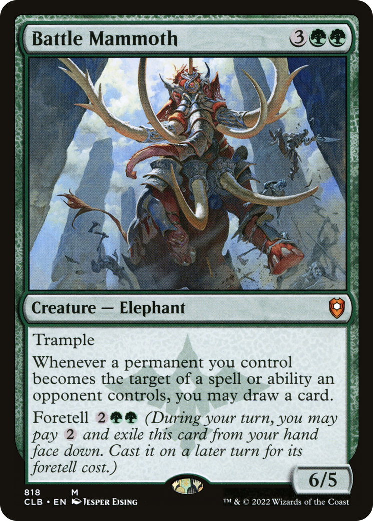 Battle Mammoth [Commander Legends: Battle for Baldur's Gate] | GrognardGamesBatavia