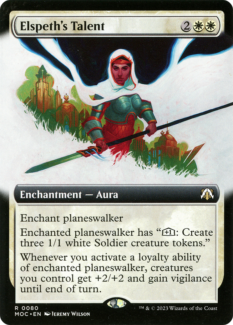 Elspeth's Talent (Extended Art) [March of the Machine Commander] | GrognardGamesBatavia